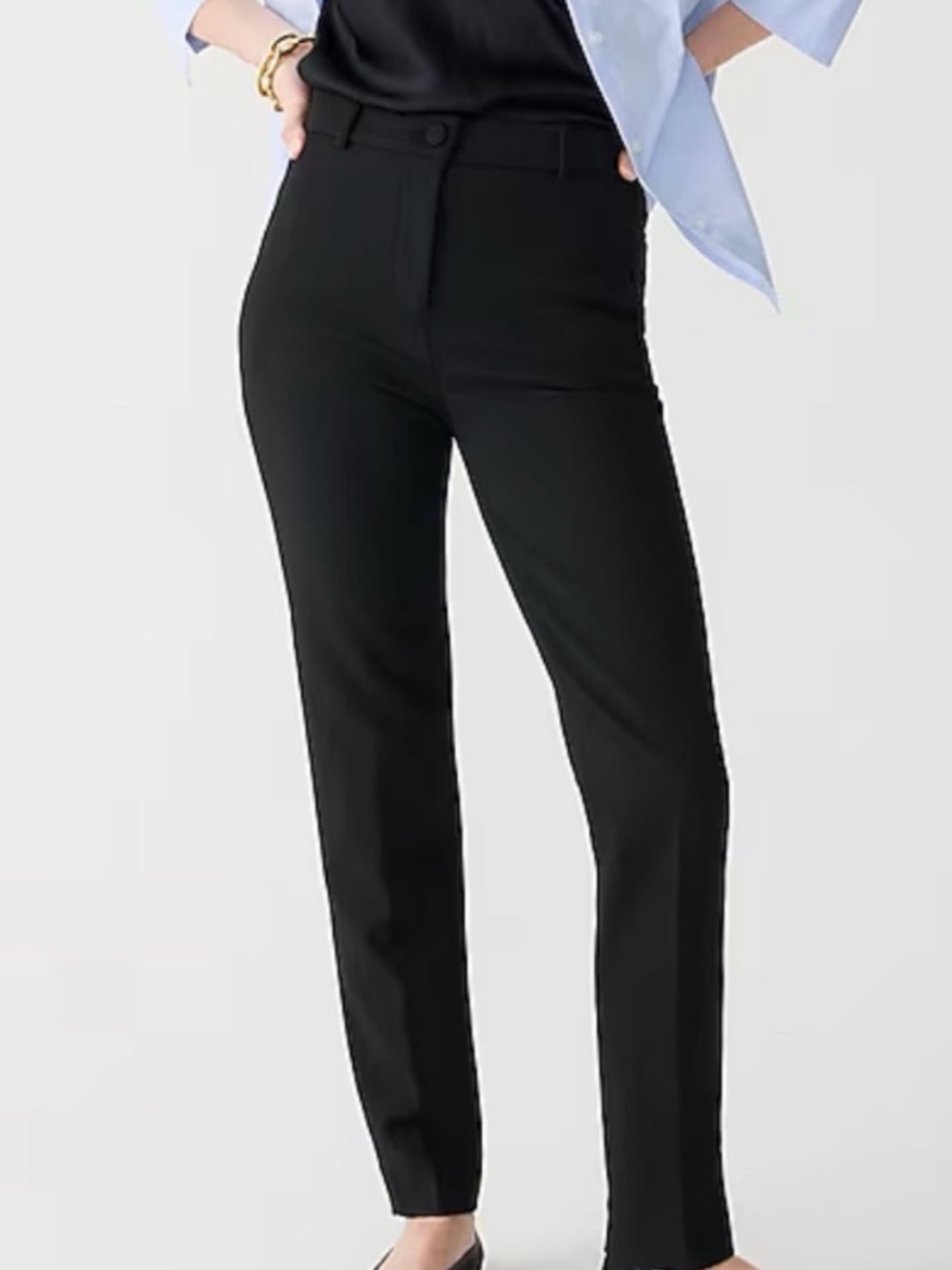 J. Crew High-Rise Cameron Straight-Leg Pants